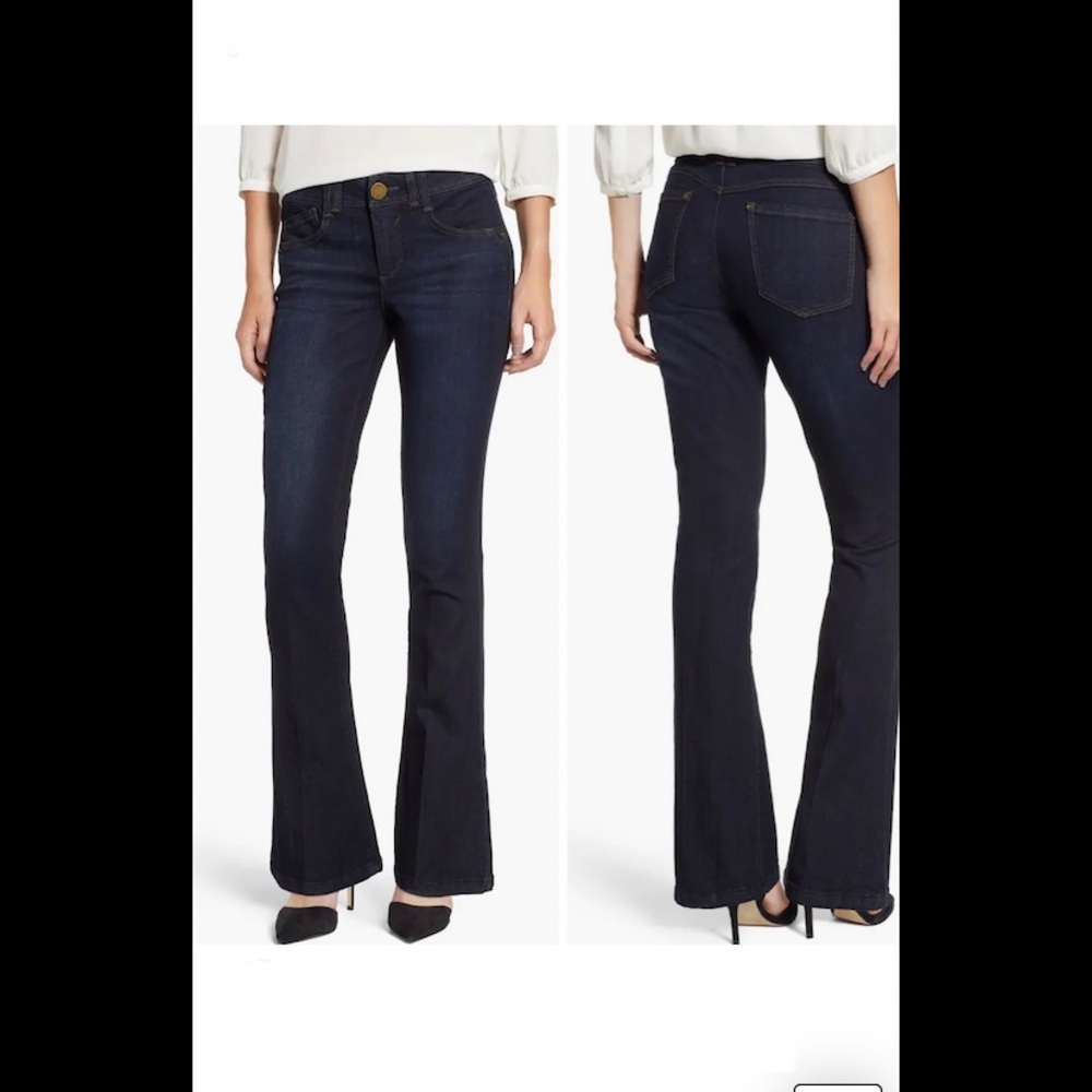 Wit & Wisdom Ab'Solution Itty Bitty Bootcut Jeans Size 14 NWOT